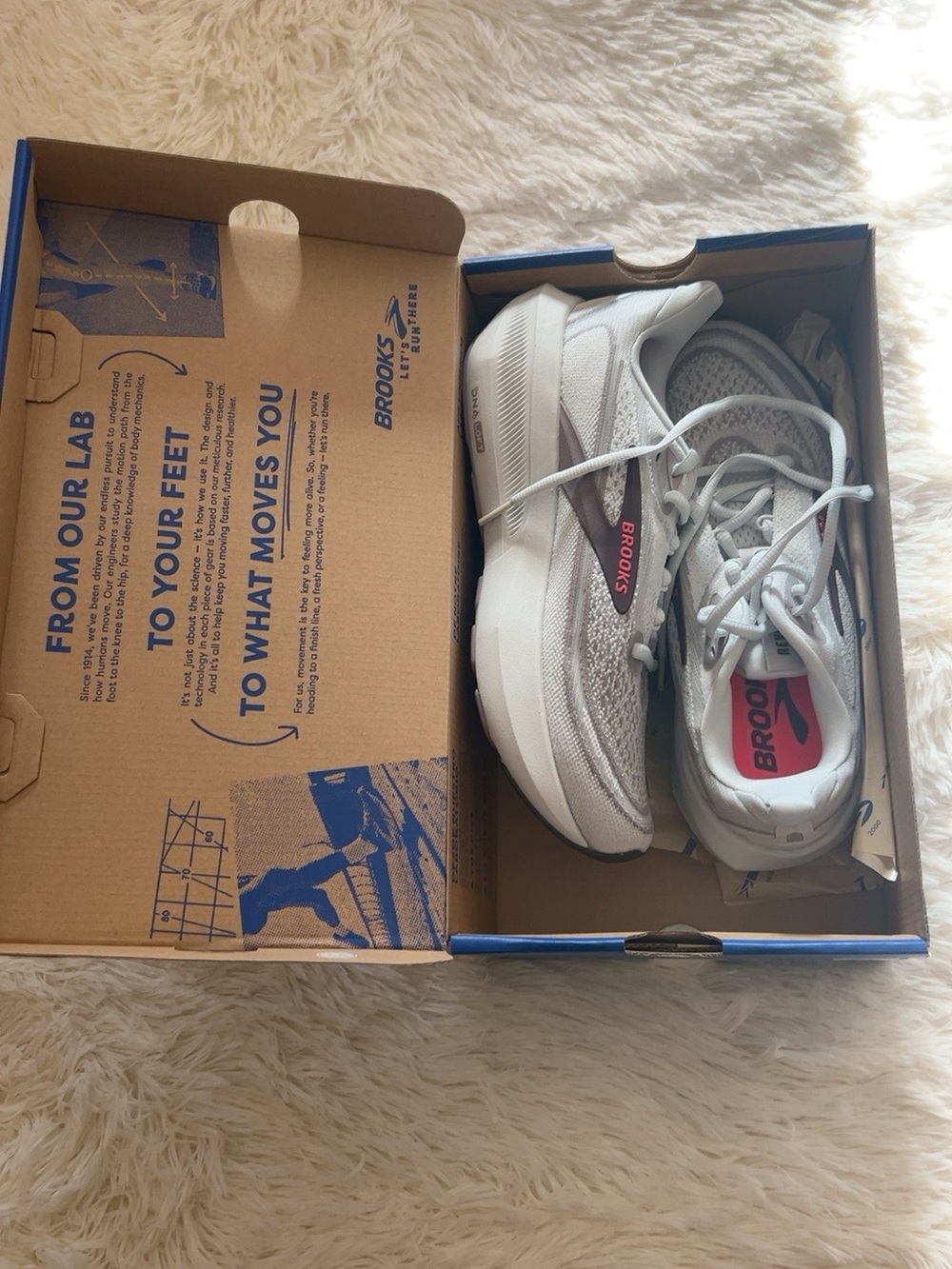 Brooks Revel 9 Women’s running shoes size 7.5 grey rose raisin new in box - Picture 2 of 6
